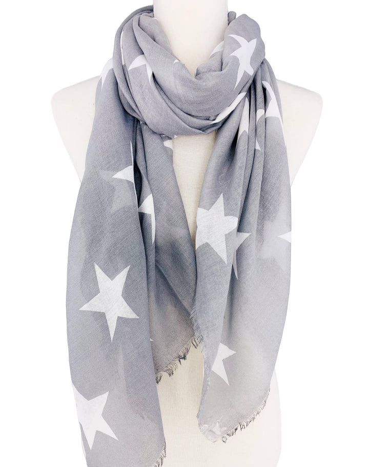 Star Scarf: Grey