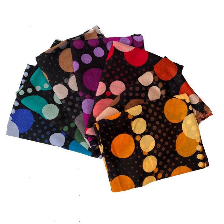 Cotton Scarf / Polka Dot