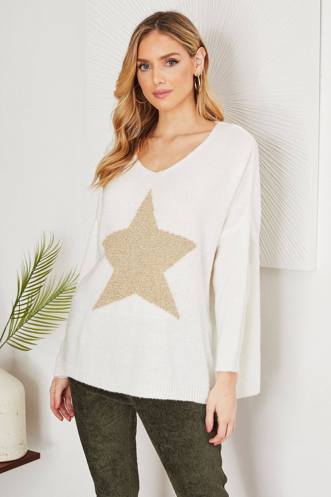 STAR-WHITE: MEDIUM/LARGE