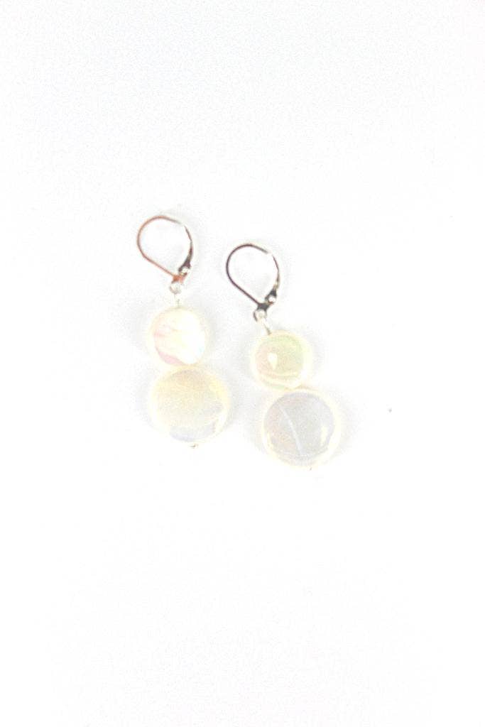 EWHITE - White MOP Earring