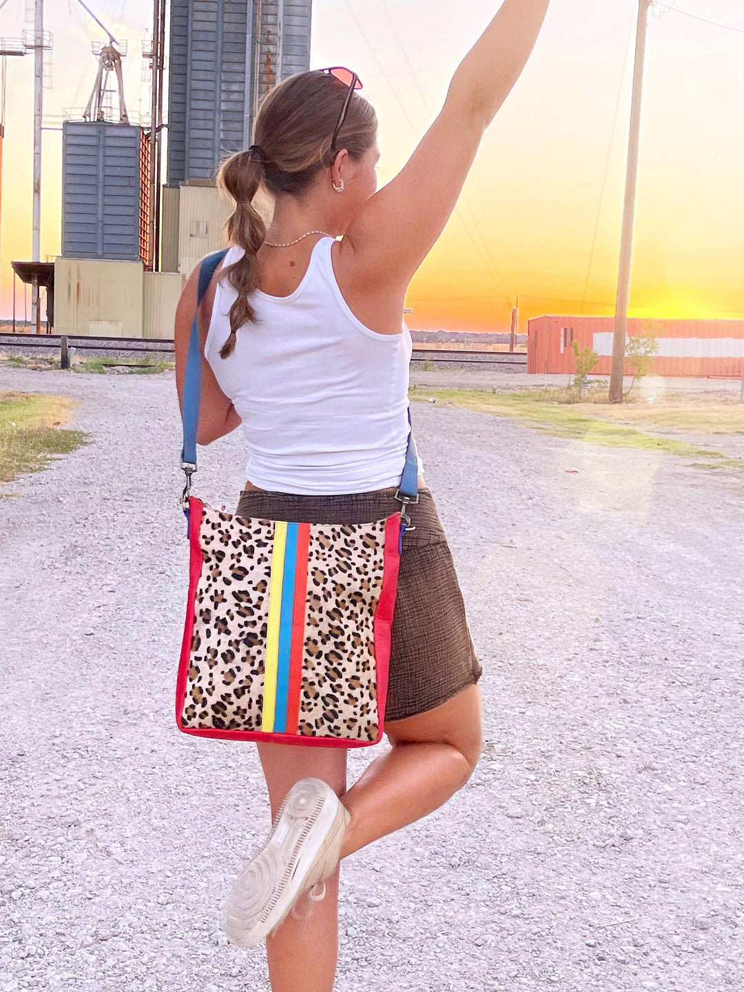 Folklore Couture - Indie Large Leather and Hair on Hide Crossbody Bag Carryall