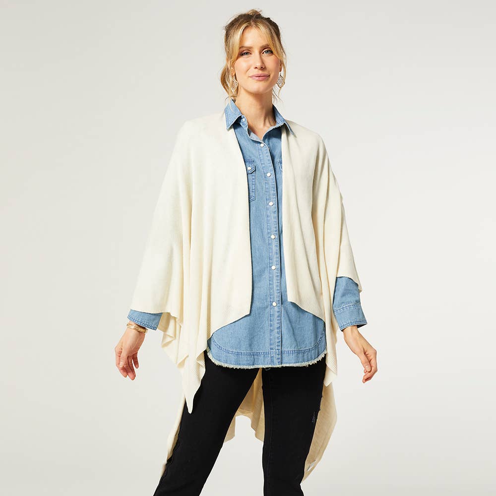 Kiara Light Weight Wrap / Egret