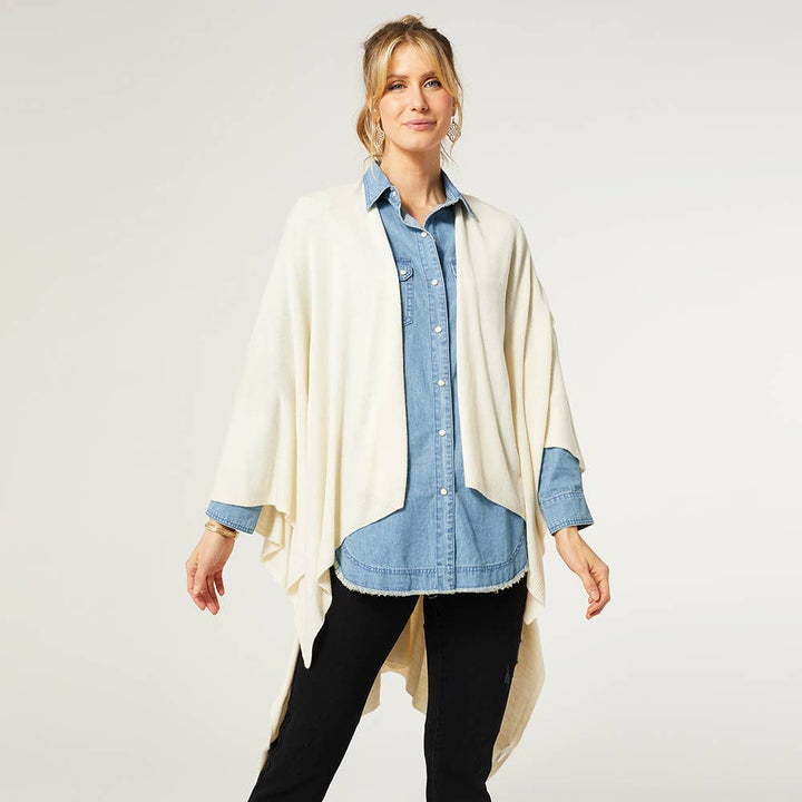 Kiara Light Weight Wrap / Egret
