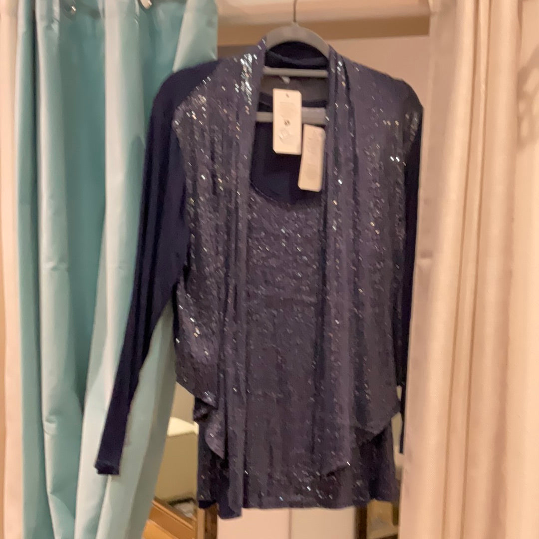 Made in Italy Sequined Cardi
